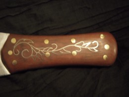 Knife Handle - Wire Inlay The Bennett Knife