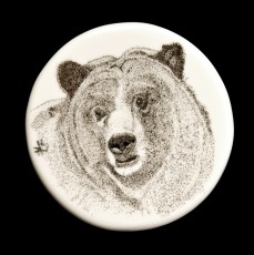 Pensive BearThis bear is on the companion medallion.